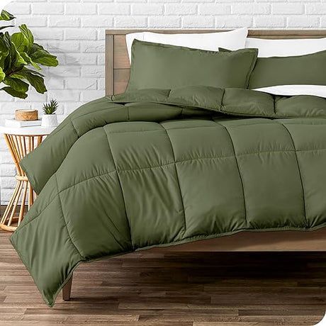 Comforter Set - Queen Size - Ultra-Soft - Goose Down Alternative - Premium 1800 Series