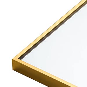 NeuType Full Length Mirror Wall Mirror 59" x 20" Gold Aluminum Alloy Frame Full Body Mirror Standing Mirror Floor Mirror for Living Room Bedroom Hallway Dressing