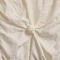 Bella Comforter Set Vintage Chic Style Ruched 3 Piece Bedding with Pillow Shams
