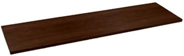 5/8 in. H x 10 in. W x 36 in. D Espresso Particle Board Shelf