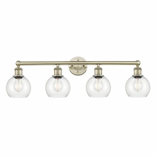 Lighting Athens - 4 Light Bath Vanity in Industrial Style-10.63 Inches Tall