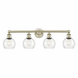 Lighting Athens - 4 Light Bath Vanity in Industrial Style-10.63 Inches Tall