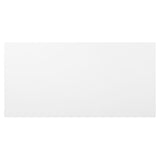Gaines Wooden Rectangular Top Dining Table in White High Gloss