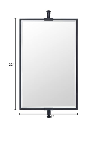 Pivot-N-View Extendable Bathroom Mirror with Tilt - 14 x 22 Inch Wall Mount