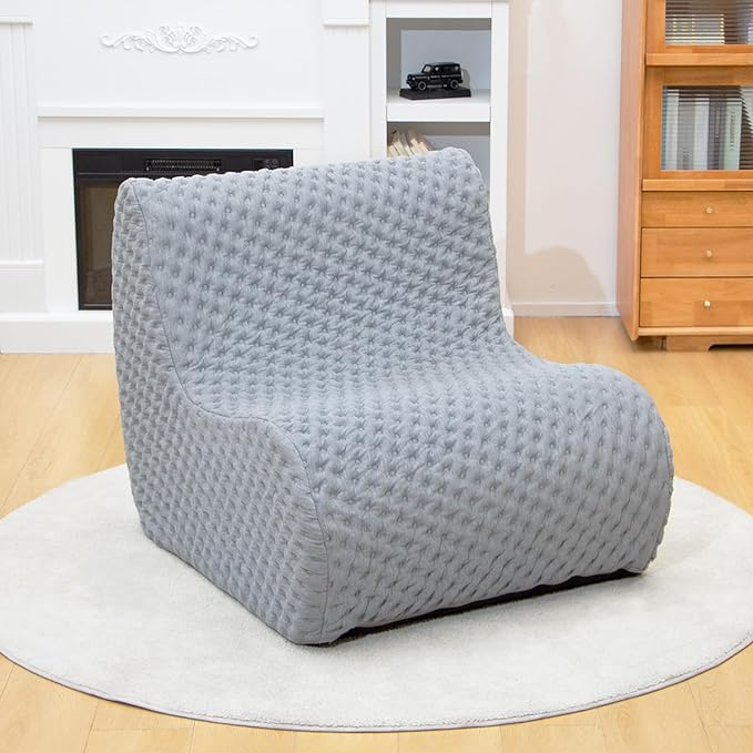 Single Seated Foam Sofa Armless Floor Sofa
