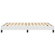 Bed Frame White 53.9"x74.8" Full Faux Leather