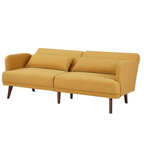 Home Series Mid-Century Modern 76.38'' Upholstered Convertible 3-Seater Sofa