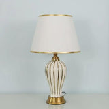 Bedside Table Remote Control Ceramic Table Lamp Living Room Room Decoration Home White