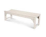 Traditional Garden 60-Inch Backless Bench, Sand