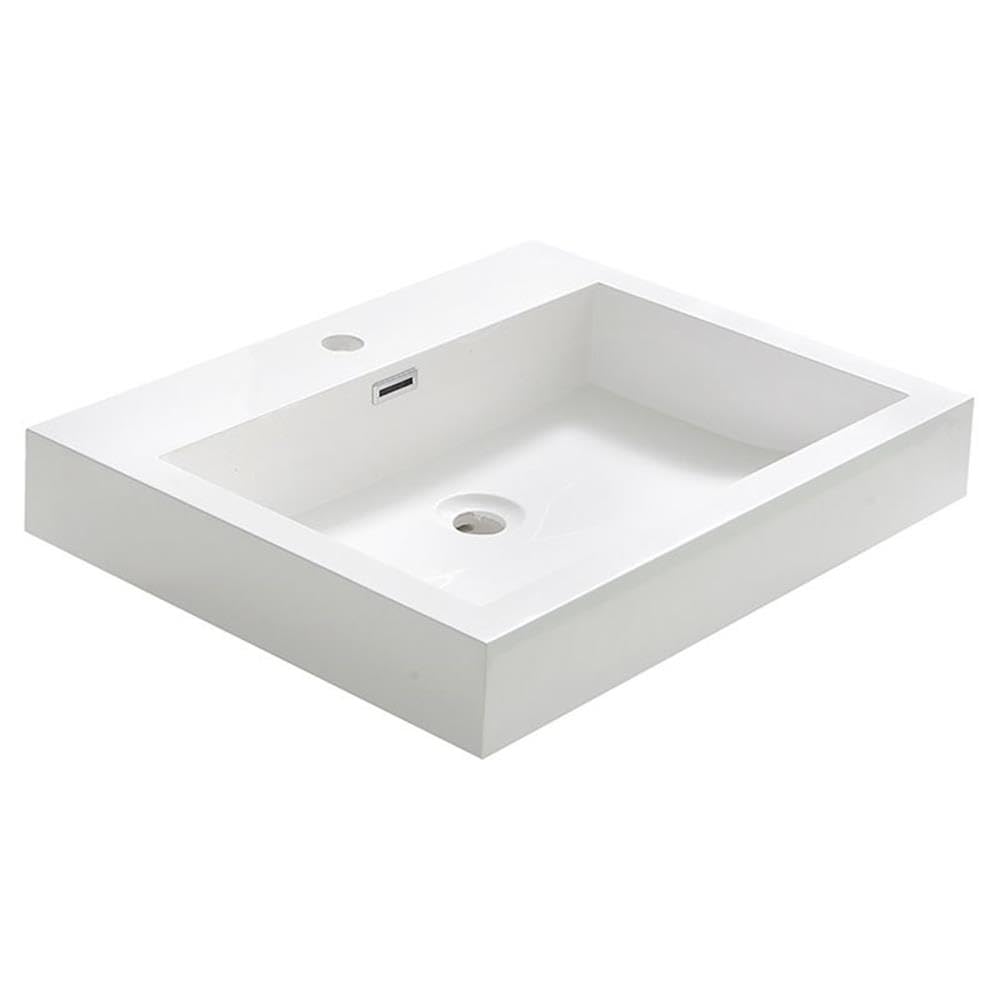 Alto 23" White Integrated Sink/Countertop