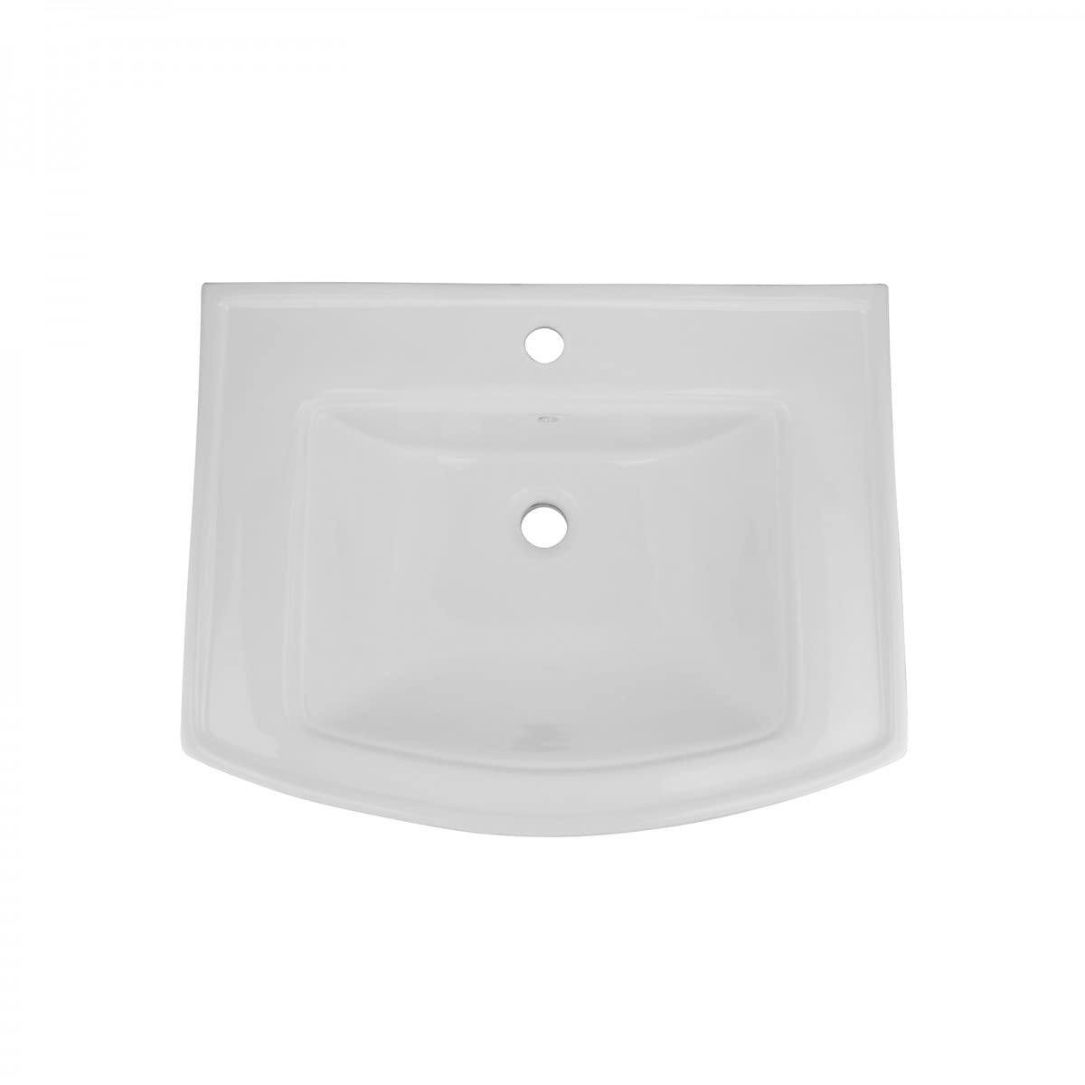 Wall Mount Bathroom Sink Florence 25 In. Large White Ceramic Wall Hung Vessel Sink