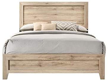 Miquell Queen Bed, Natural 28040Q