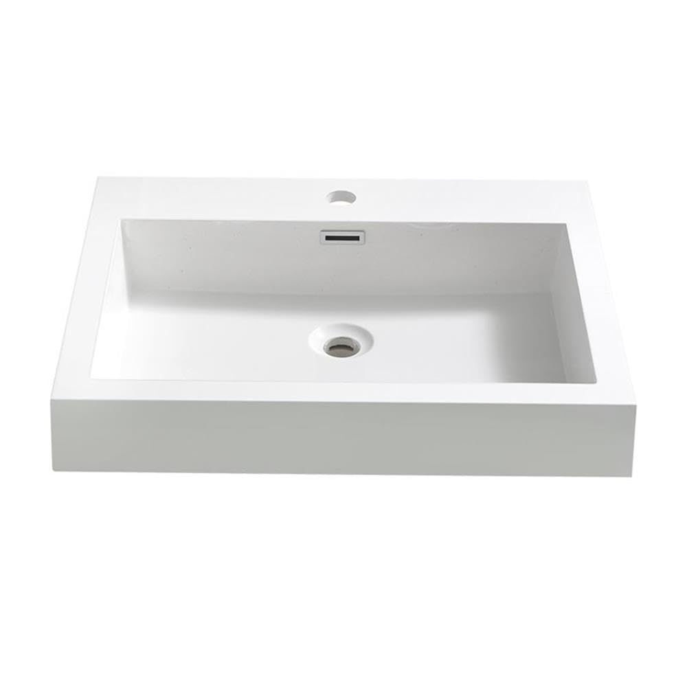 Alto 23" White Integrated Sink/Countertop