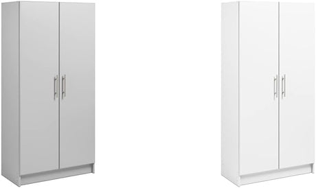 Prepac Elite 32" Storage Cabinet, Light Gray Storage Cabinet, Bathroom Cabinet & Elite 32" Storage Cabinet, White Storage Cabinet, Bathroom Cabinet, Pantry Cabinet