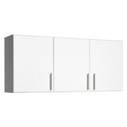 54" Upper Storage, Wall Cabinet with 3 Doors in White