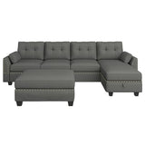 Reversible Sectional Sofa Couch Set L Shaped Couch Sofa Sets