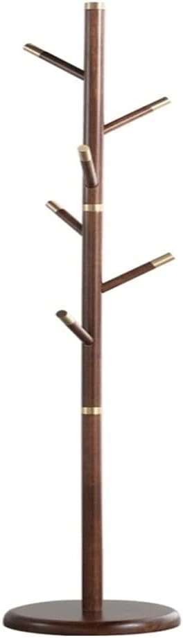 Floor Coat Rack Solid Wood Coat Rack Floor Coat Rack Bedroom Simple and Modern Hang Coat Hanger