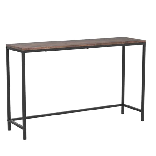 Thin Console Sofa Tables for Entryway,Wood Frame Behind Sofa Couch Table,Narrow Entryway Table,