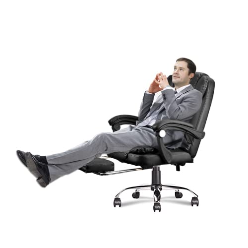 High-Back Office Chair, Adjustable Ergonomic Office Chair, Computer Desk Chair