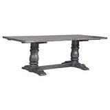 Leventis Trestle Dining Table in Weathered Gray