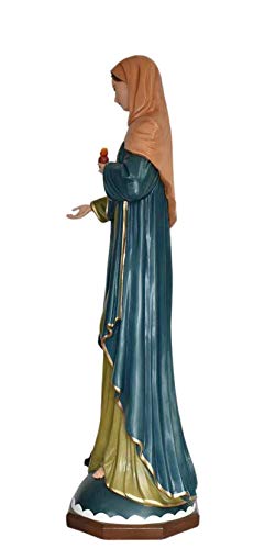 Immaculate Heart Flame of Love Blessed Virgin Mother Mary 40 Inch Large