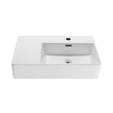 SM-WS323 St. Tropez Wall Hung Sink with Right Side Faucet Mount