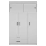 2-Door Modern Wood Spacious Bedroom Armoire