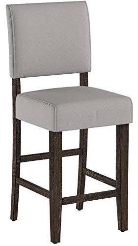 Leick Home 10086BB/HG Upholstered Back Counter Height Stool