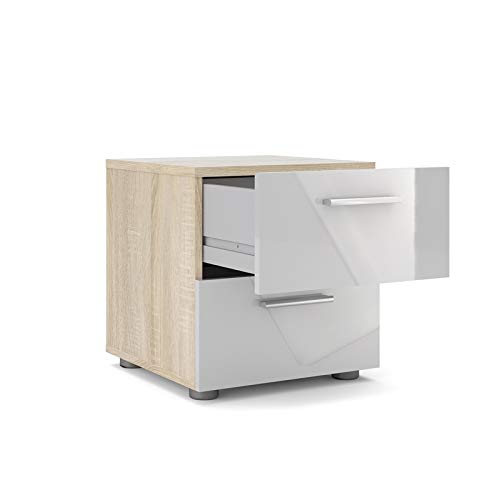 Contemporary 3 Piece Bedroom Set with Two Nightstands
