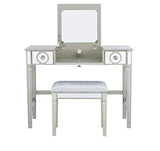 Home Décor Vanity Set Silver