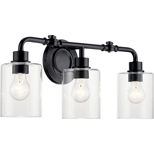 Gunnison 24 inch 3 Light Vanity Light Black
