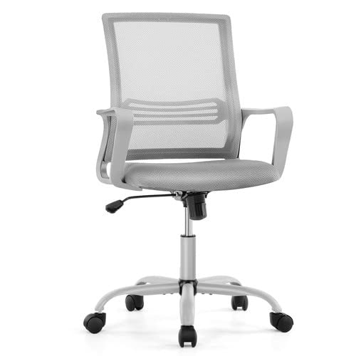 Ergonomic Home Office Chair – Rolling Desk Chair with Lumbar Support and Armrest,