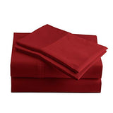 Bed Sheets Set with 4 Pieces, 415 Thread Count, Percale, 100% Peruvian Pima Cotton,