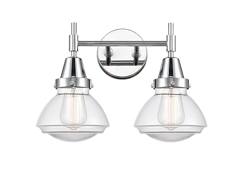 447-2W-PC-G322 Two Light Bath Vanity