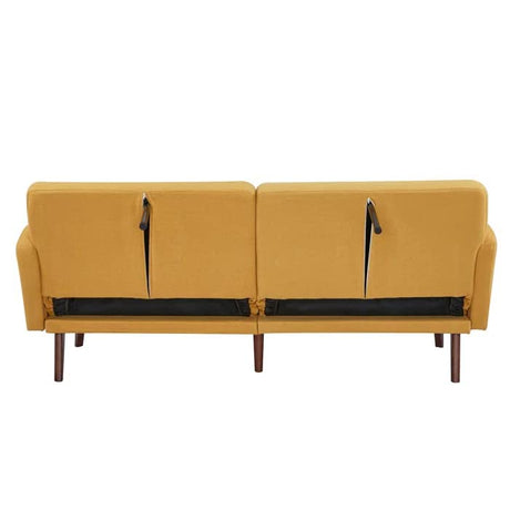 Home Series Mid-Century Modern 76.38'' Upholstered Convertible 3-Seater Sofa