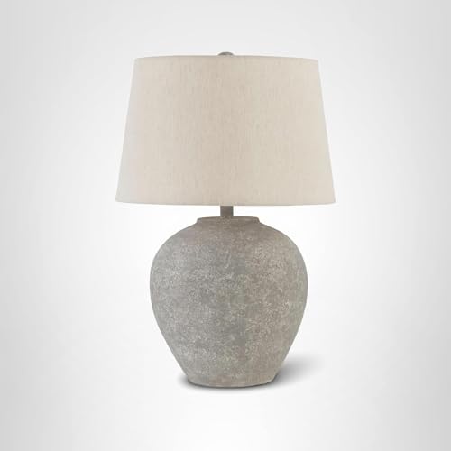 Dreward Paper Table Lamp 25 Inch Smoky Brown