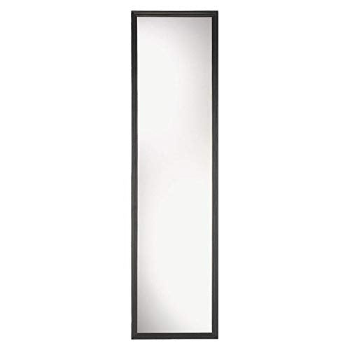 Erias 49 in. H x 13 in. W Black Plastic Door Mirror