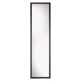 Erias 49 in. H x 13 in. W Black Plastic Door Mirror