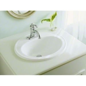 20X17 LAV/CTR HOLE, 20.25" x 17.5", Oval Basin Composition with Overflow Drain