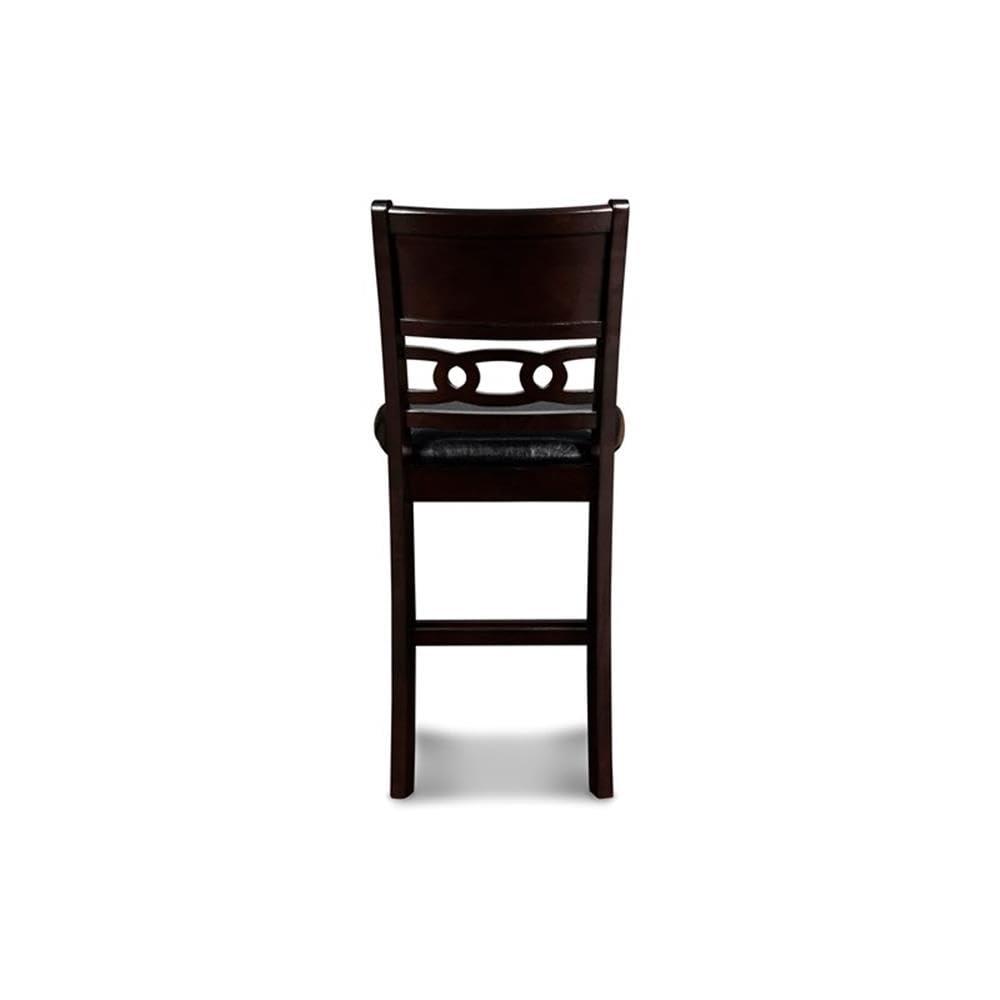 Furniture Gia 5-Piece Round Counter Height Dining Set with 1 Dining Table and 4 Chairs, 42-