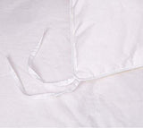 Luxurious Bedding Goose Down Filling Comforter, White (King（102x90inch）)