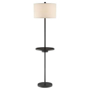 62" Tray Table Floor Lamp with Outlet and USB