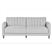 Grattan Luxury Velvet Upholstered Sofa Bed Grey