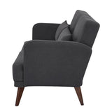 Furniture Home Series Mid-Century Modern 76.38'' Upholstered Convertible