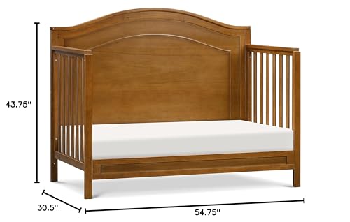 DaVinci Charlie 4-in-1 Convertible Crib in Chestnut, Greenguard Gold Certified