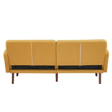 Home Series Mid-Century Modern 76.38'' Upholstered Convertible 3-Seater Sofa