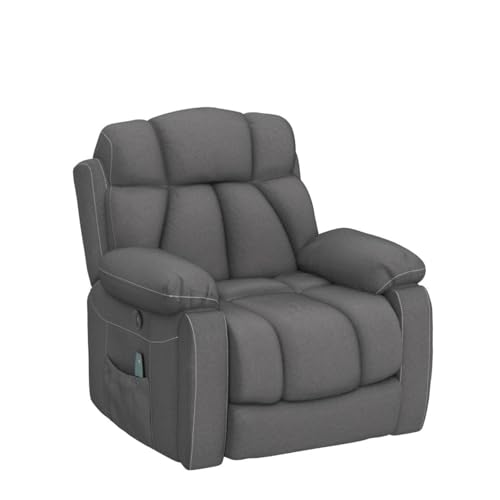 StoneCraft Titan XL Power Lift Recliner Chair – Massage, Heat, USB & Hidden Cup Holders