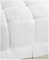 350 Thread Count Cotton Damask Down Alternative Comforter, Twin, White