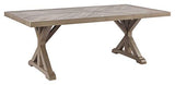 Beachcroft Modern Farmhouse Outdoor Dining Table with Porcelain Top