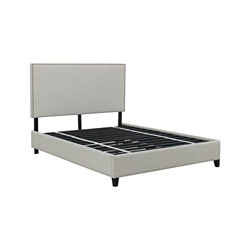 NutaUpholstered Bed Frame Crafted from Solid Wood, Easy to Assemble
